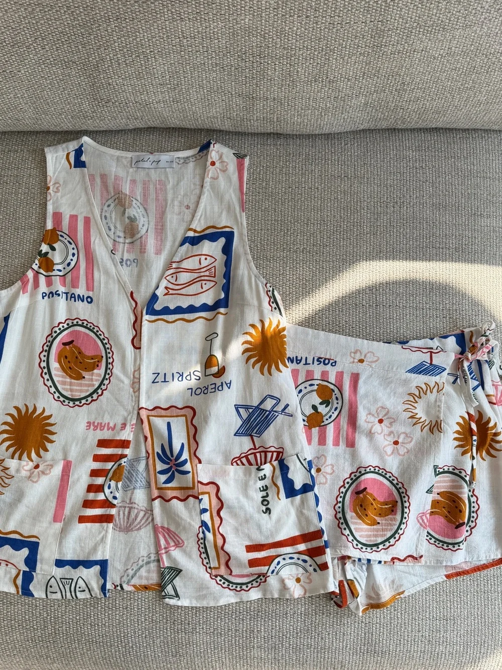 Petal & Pup Thorrah Linen Matching Set